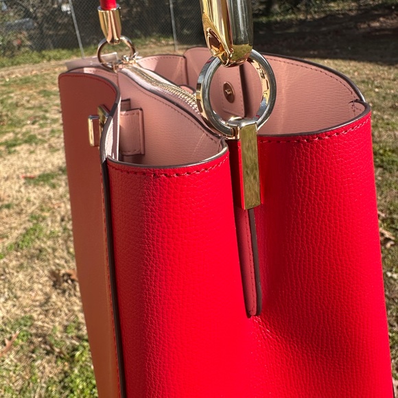Kate Spade New York NWT top handle satchel Phoebe in perfect cherry retails $429 - Picture 9 of 11